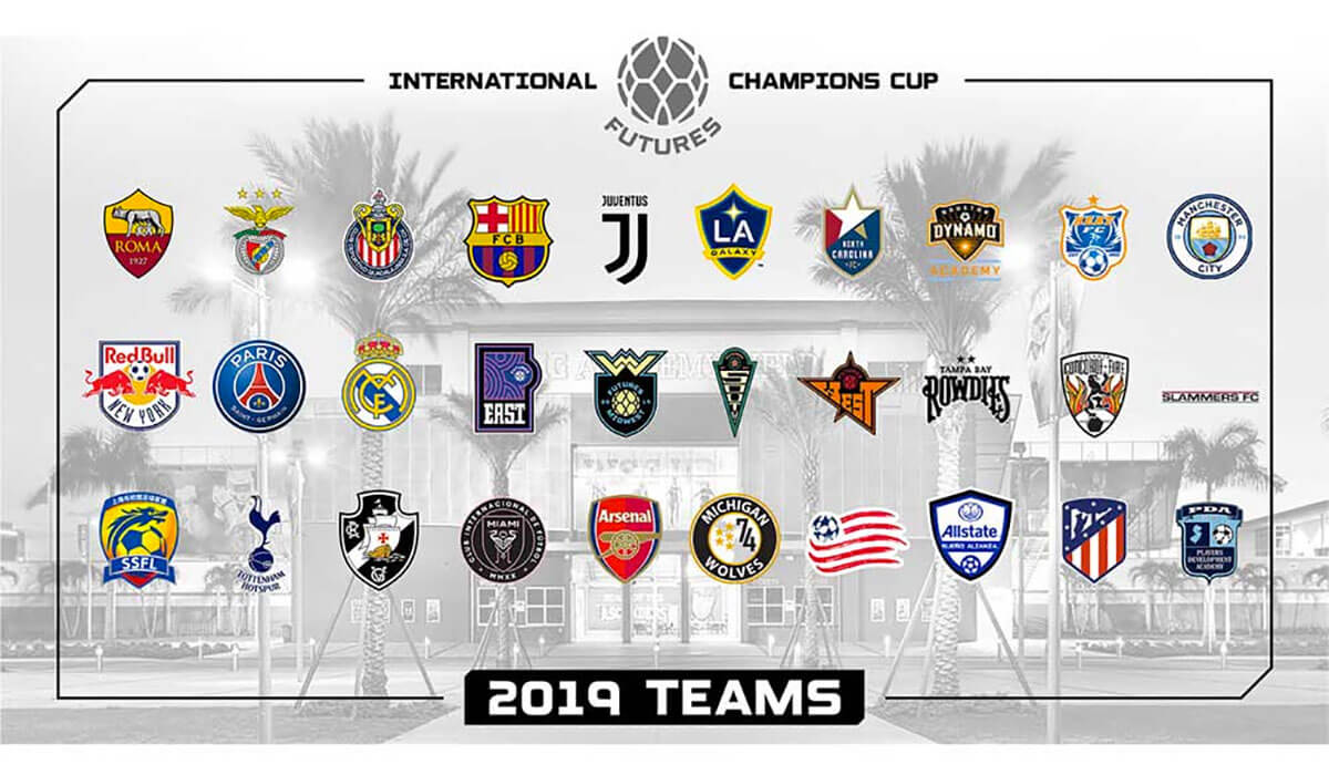 OS MELHORES DO MUNDO COMPETIRAM NA INTERNATIONAL CHAMPIONS CUP FUTURES EM 2019